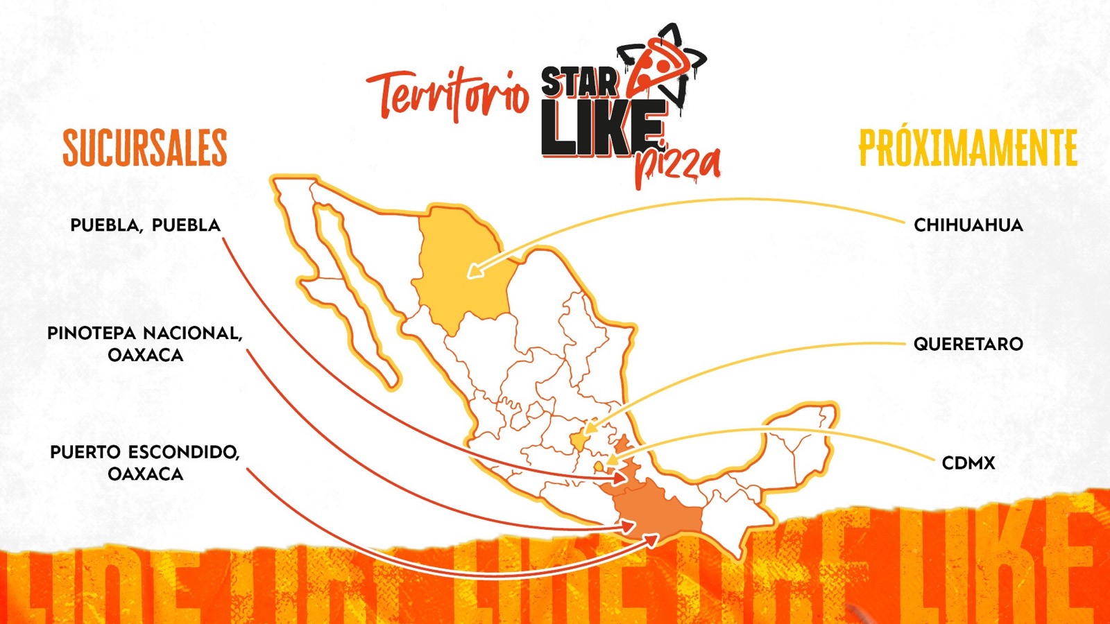 Experiencia de marca Starlike Pizza